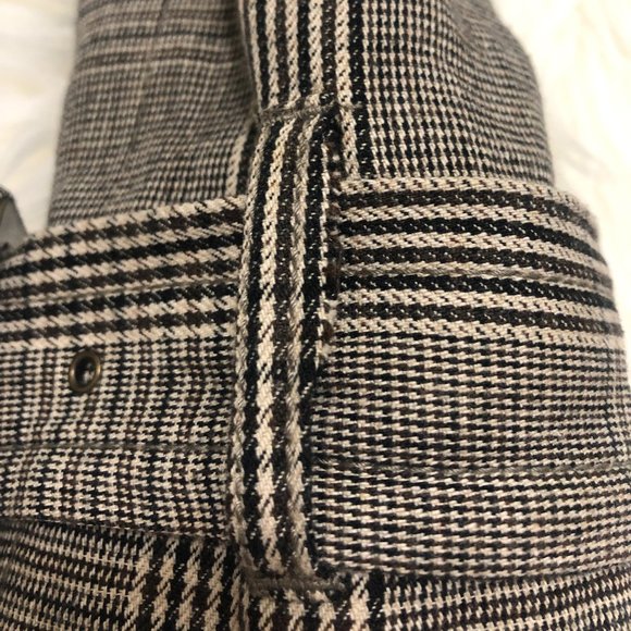 Banana Republic Plaid Pea Coat - Size XS - Picture 9 of 9